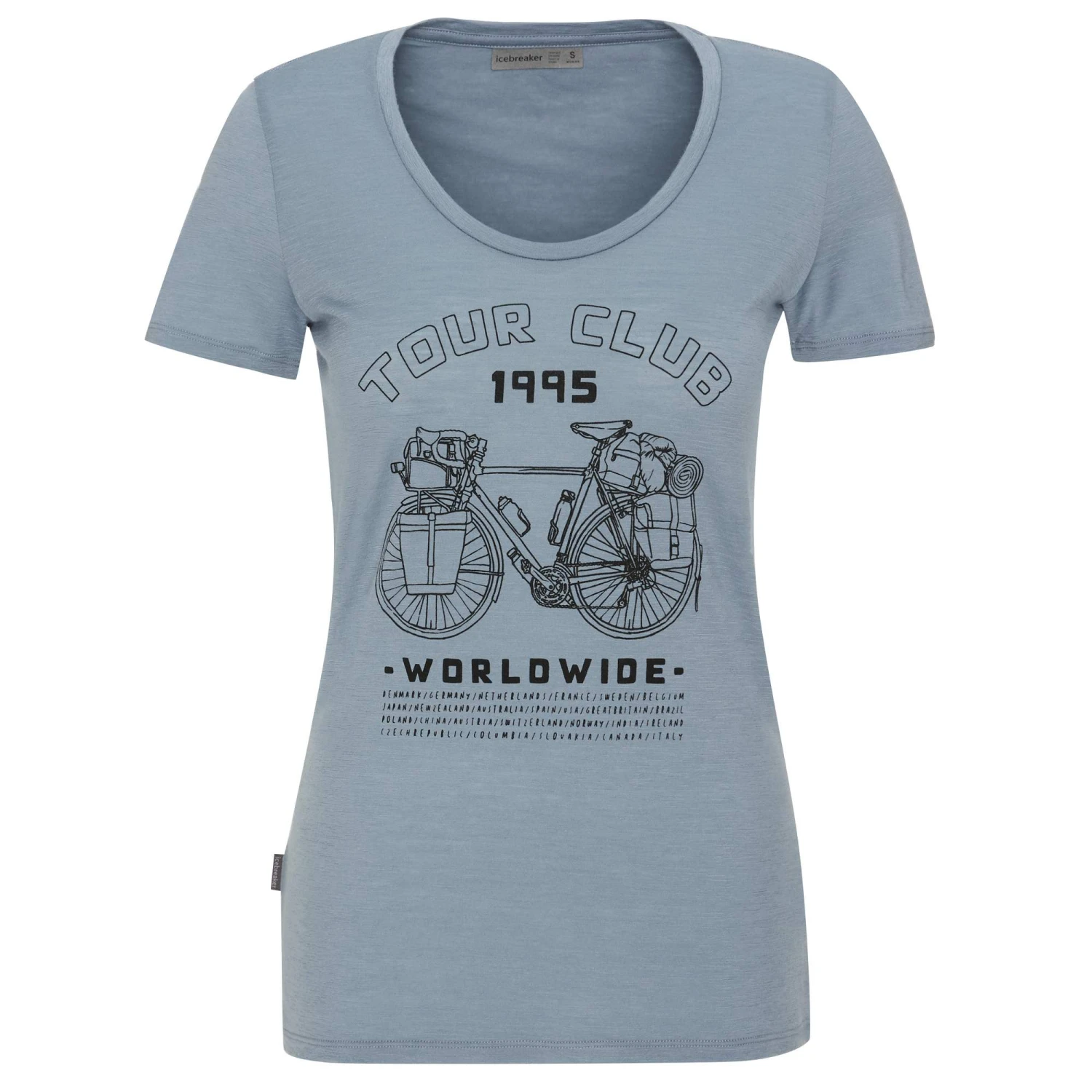 Icebreaker W TECH LITE SS SCOOP TOUR CLUB 1995 Damen - Funktionsshirt 1 Icebreaker W TECH LITE SS SCOOP TOUR CLUB 1995 Damen - Funktionsshirt